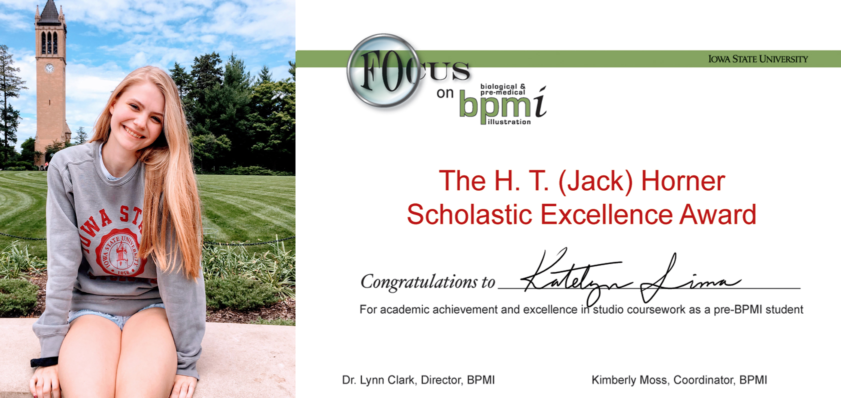 HT Jack Homer Scholastic Excellence Award - Katelyn Sima